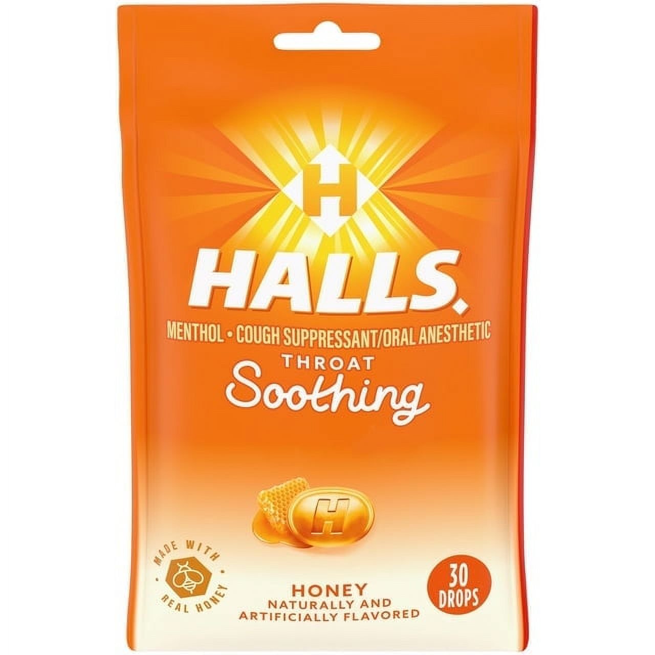 Halls-Soothing-Honey-Naturally-Artificially-Flavored-Menthol-Drops-30-ea-Pack-of-3_8d8aee3c-0ebf-41c0-868b-bede2f753d82.94a136440a053be185213aa5dd7aab76