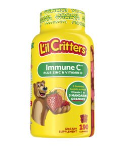 L'il Critters Inmune C Niños Suplemento Vitamínico Gomoso, con Sabor a Fruta, Unidad 190