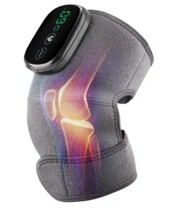 Cinturón de masaje con calefacción eléctrica 3 en 1, vibrador para hombros y rodillas, compresa caliente, soporte de fisioterapia para articulaciones, alivio del dolor de artritis