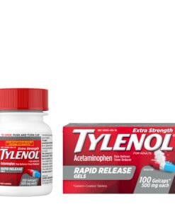 Tylenol Geles de Liberación Rápida de Acetaminofeno Extra Fuerte, 100 Uds
