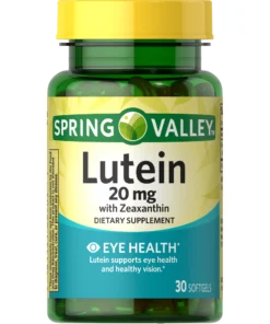 Spring Valley Luteína con Suplemento Dietético de Zeaxantina, 20 mg, Recuento de 30