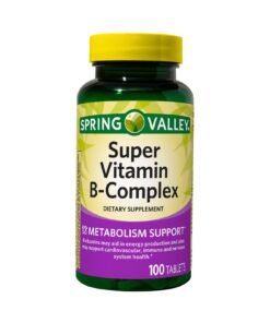 Spring Valley Suplemento Dietético Súper Complejo de Vitaminas B 100 Unidades