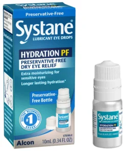 Systane Hydration Preservative Free Dry Eye Care Gotas para los Ojos, 10 ml